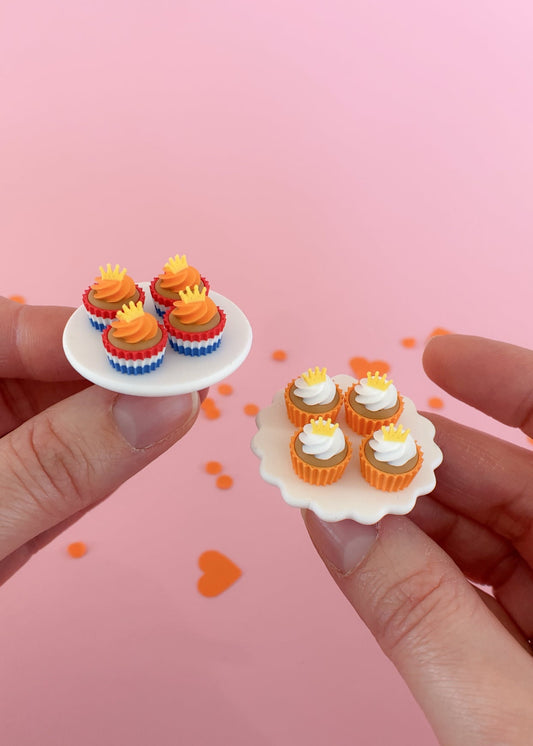 King's Day cupcakes miniature