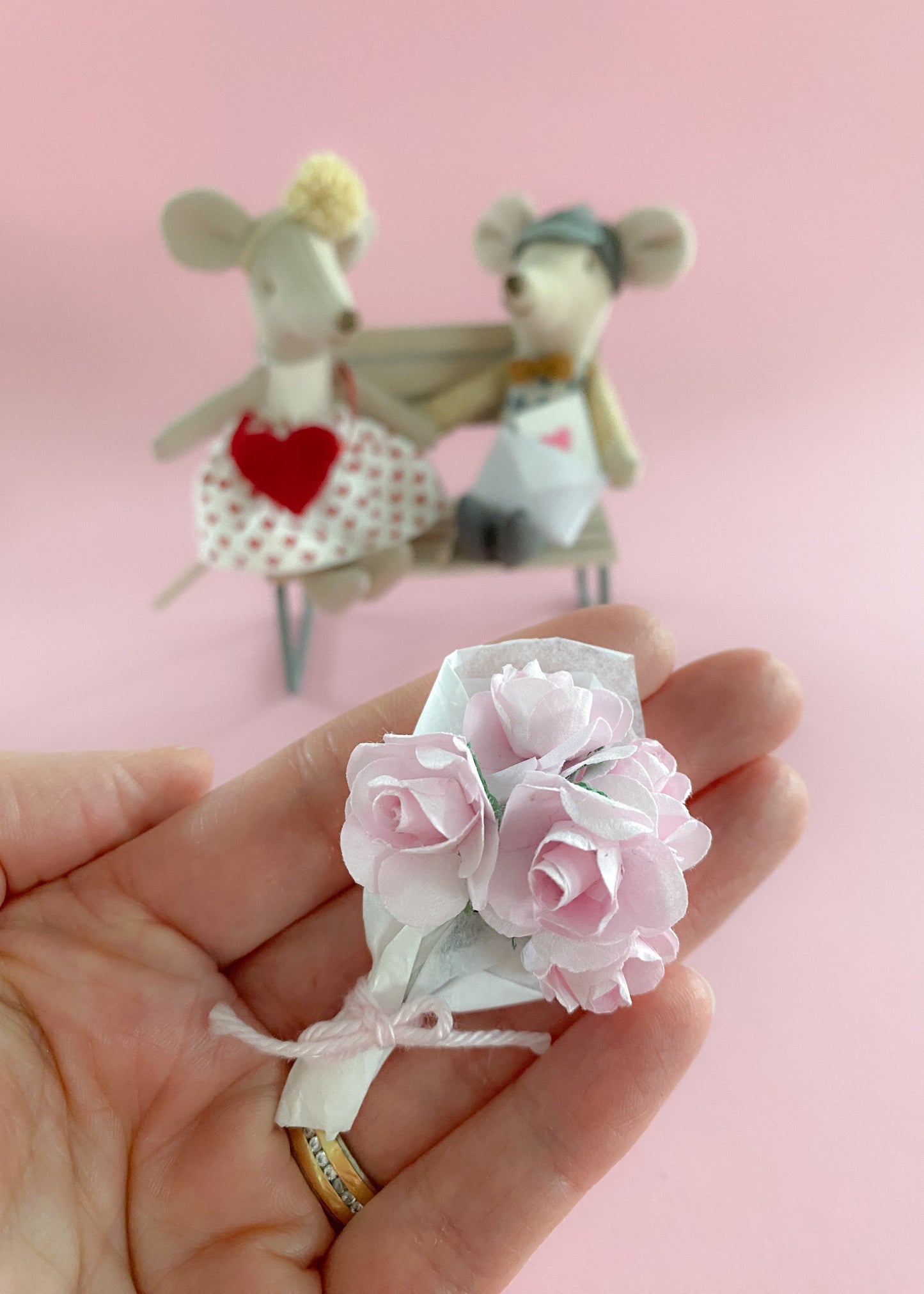 Miniature bouquet of flowers