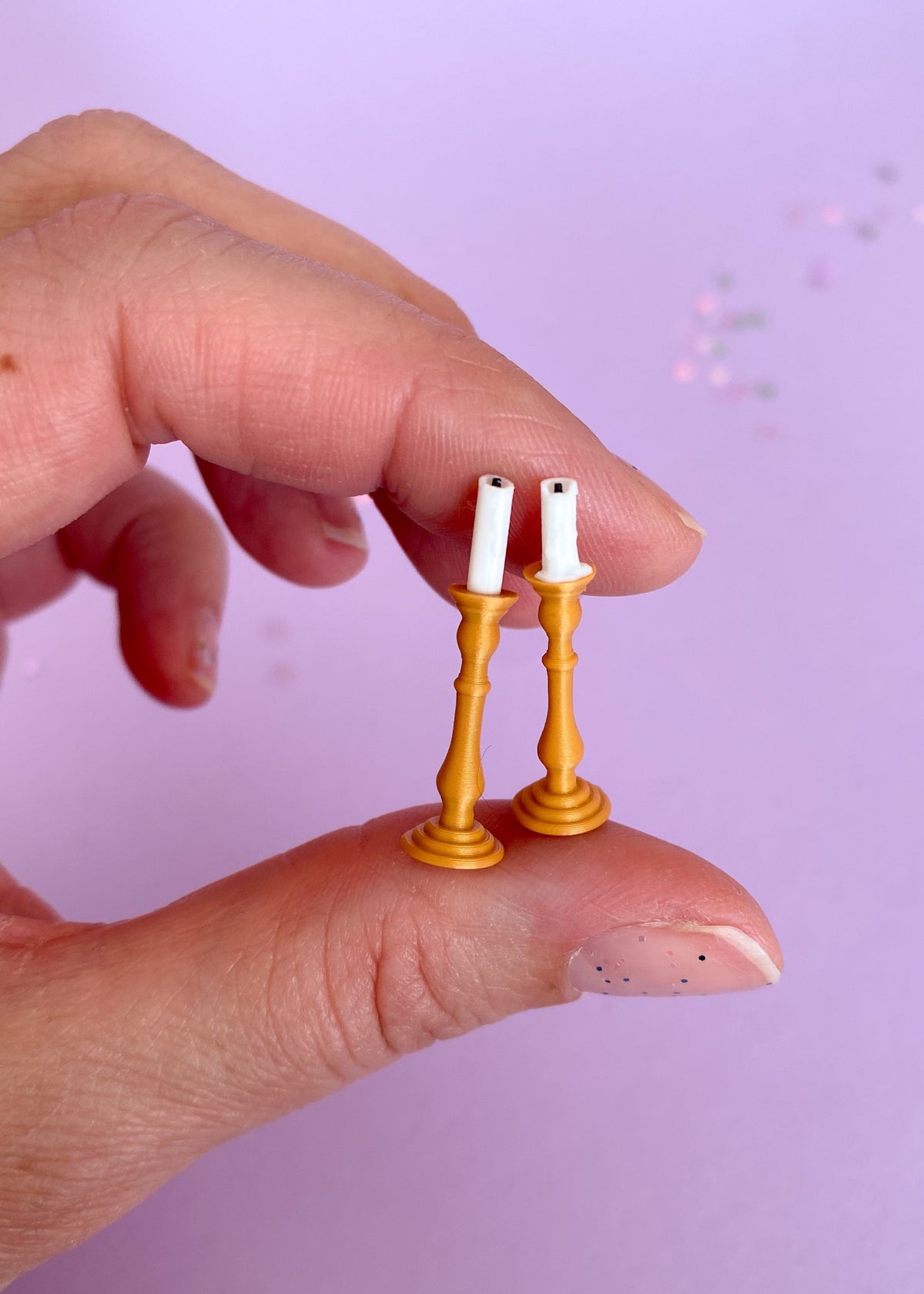 Miniature candle holders