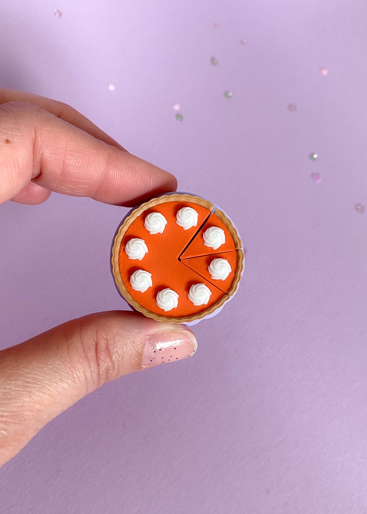 Miniature pumpkin pie