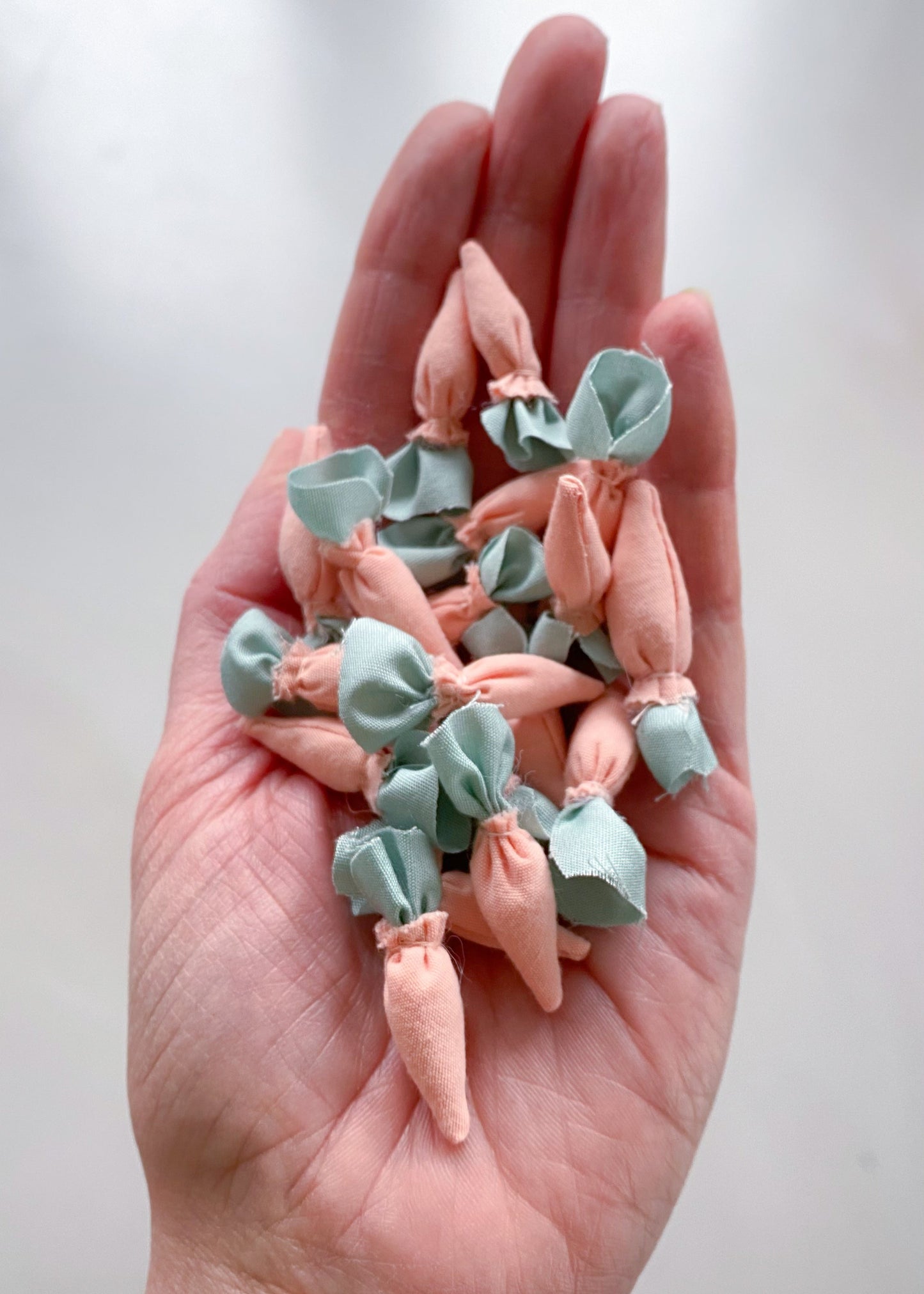 Fabric carrot miniature