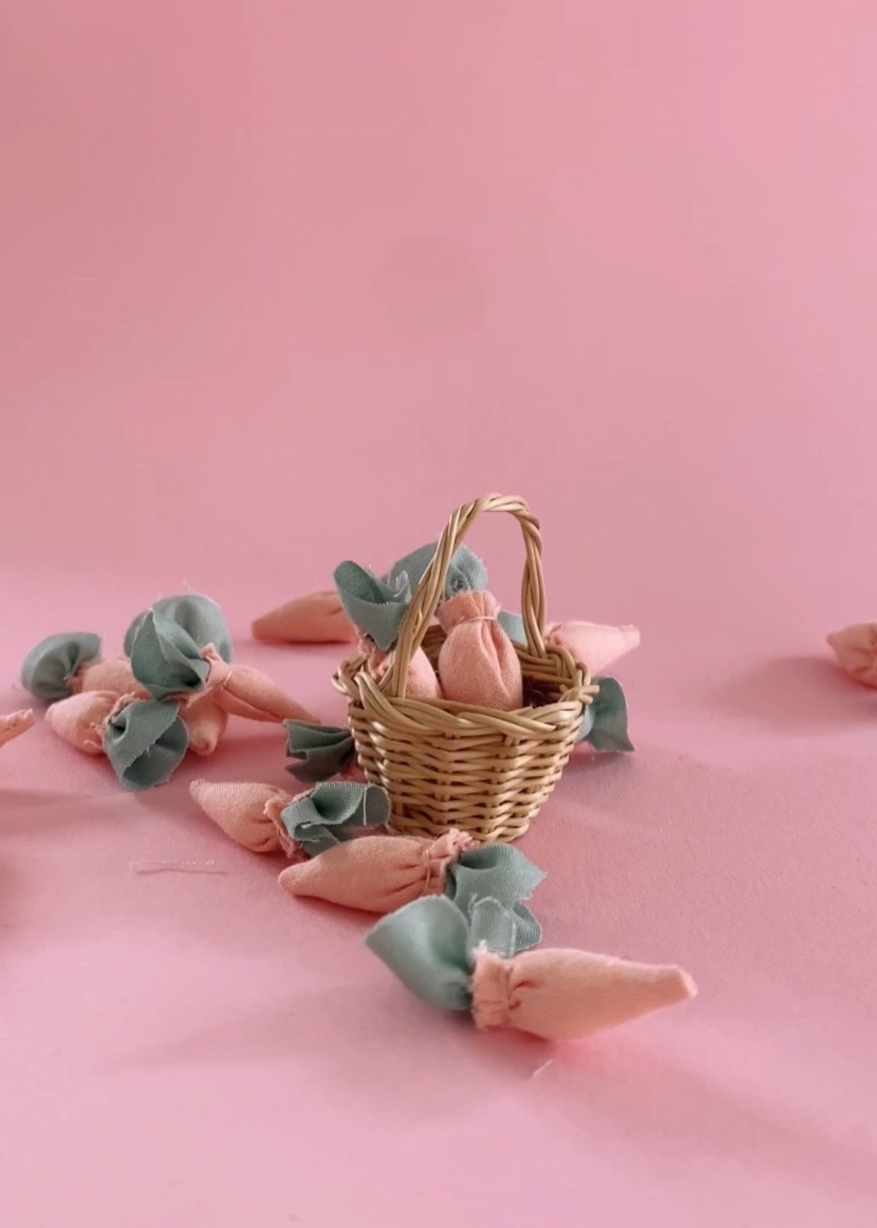 Miniature Rattan Basket