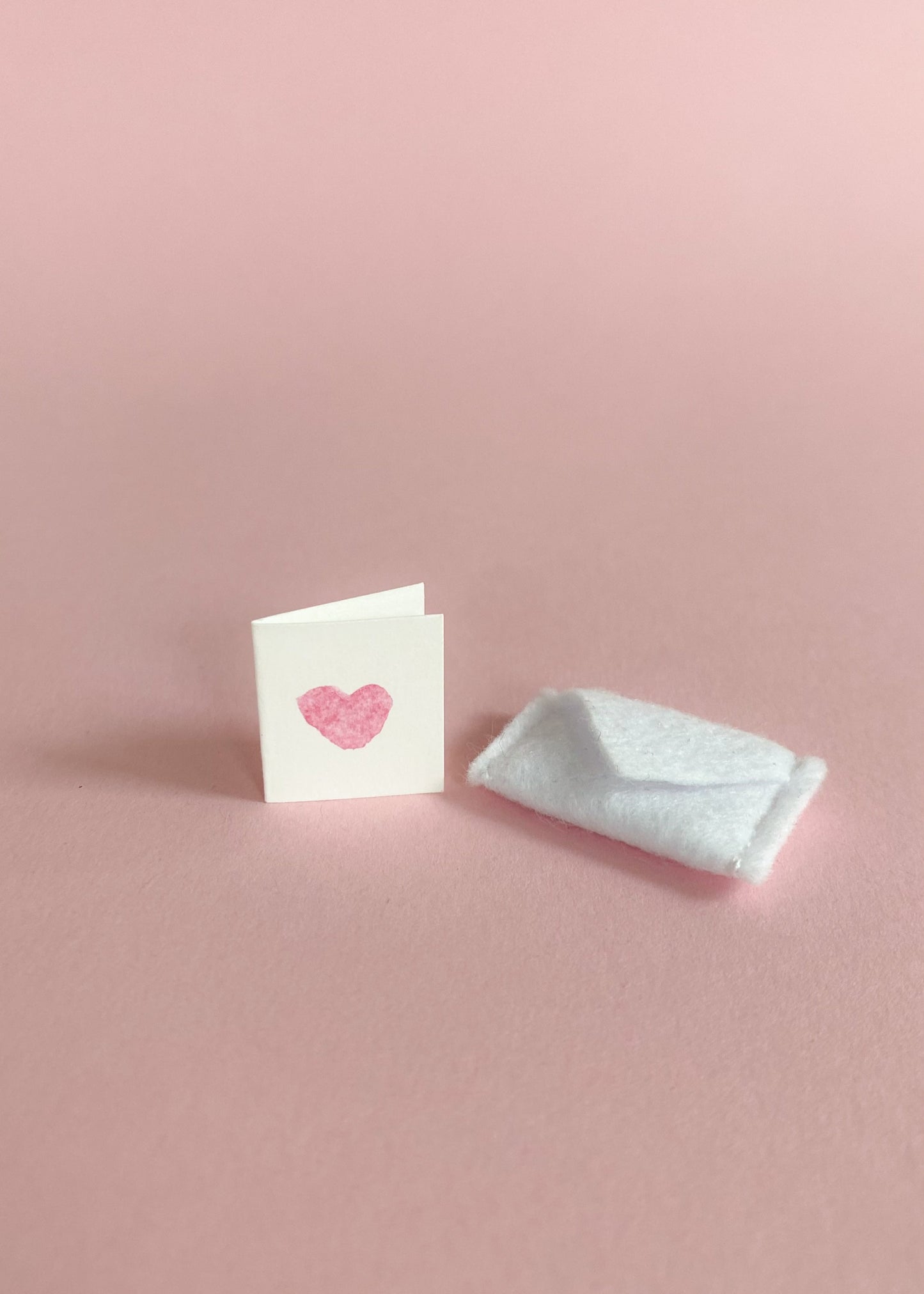 Miniature Envelope and Heart Card