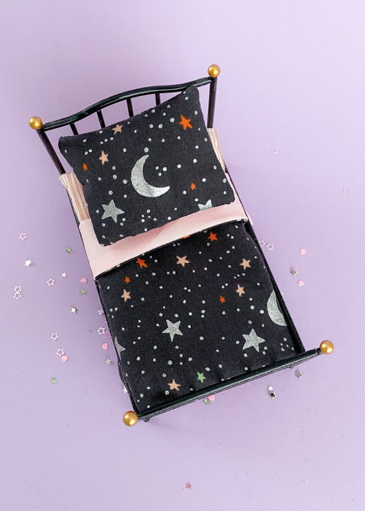 Halloween beddengod setje sterren en maan