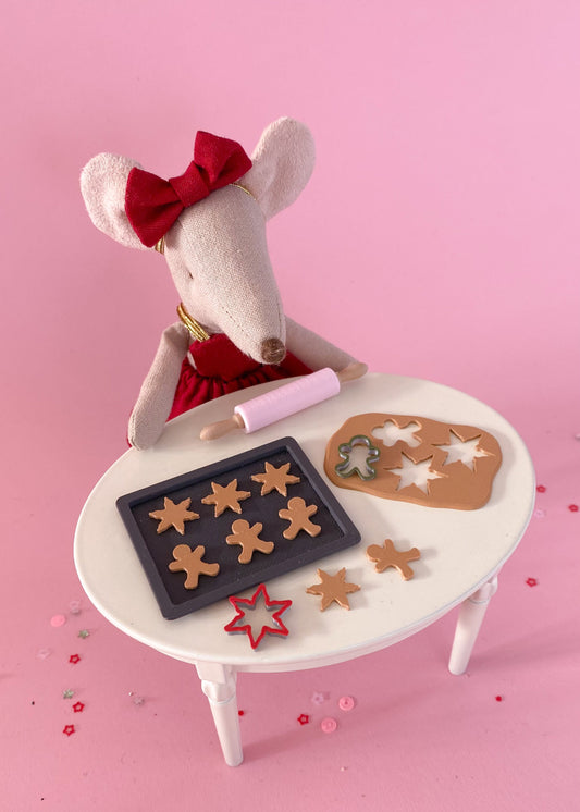 Christmas baking set miniature