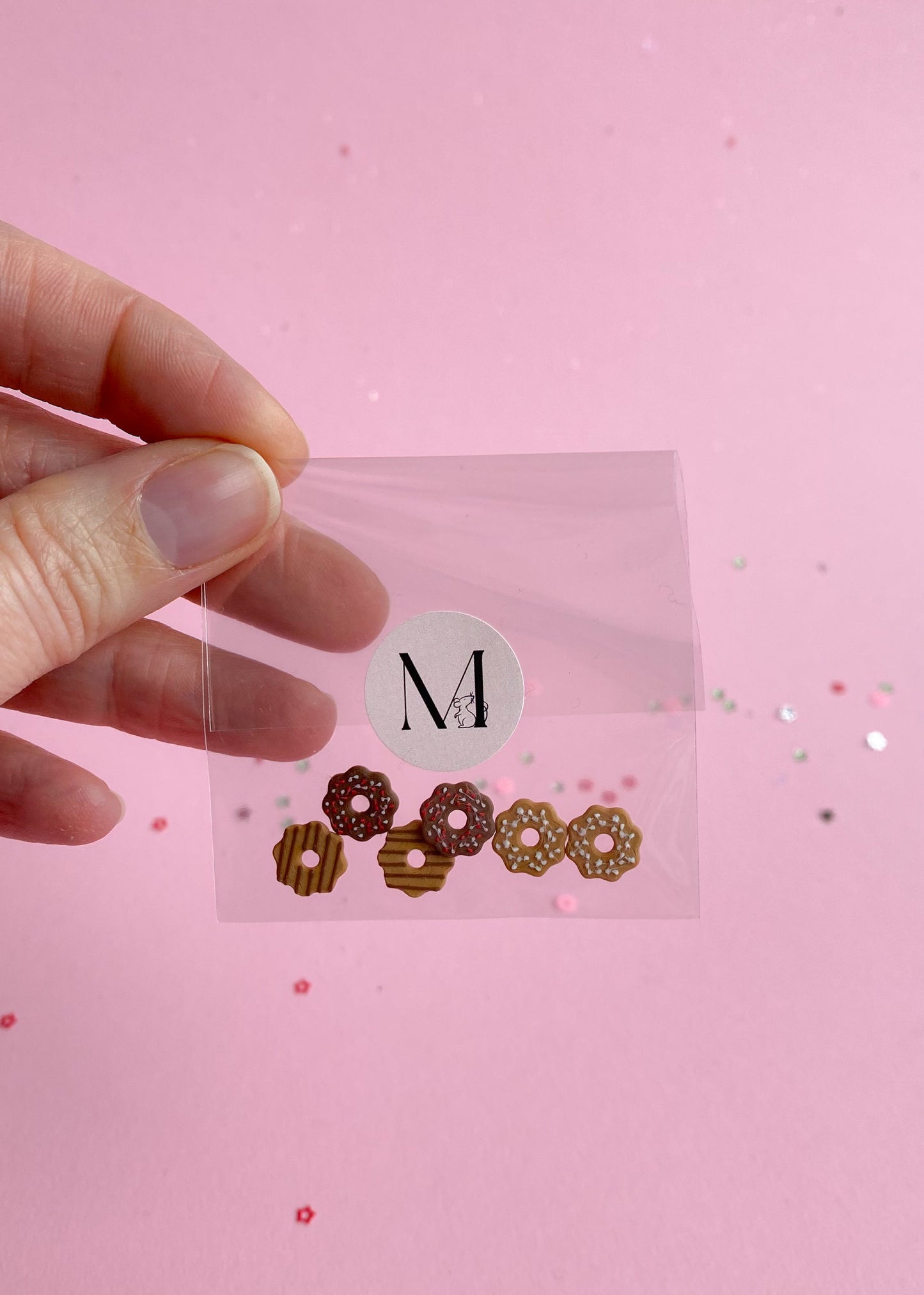 Christmas wreath cookies miniature