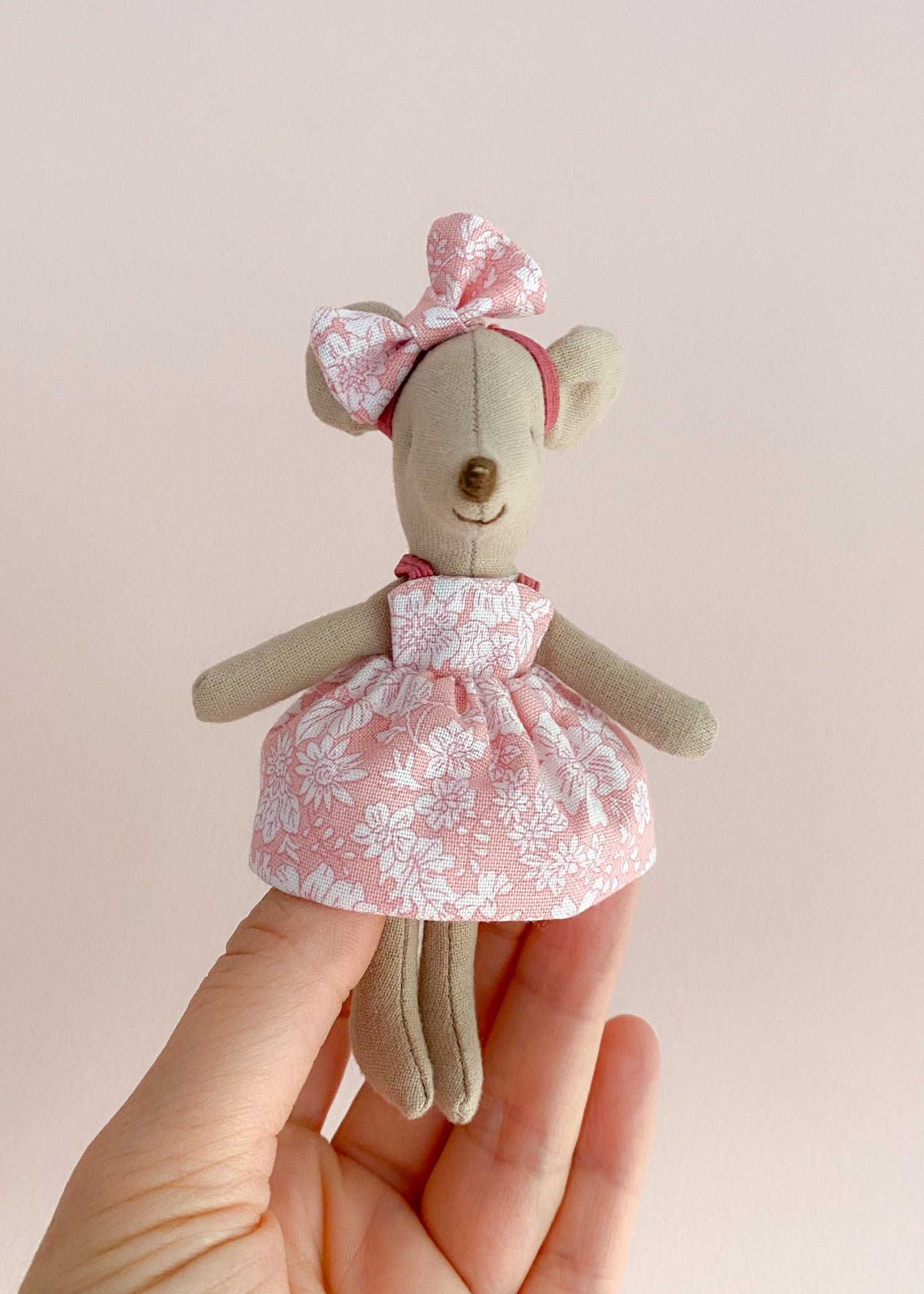 Maileg mouse Liberty Emily Belle pink dress