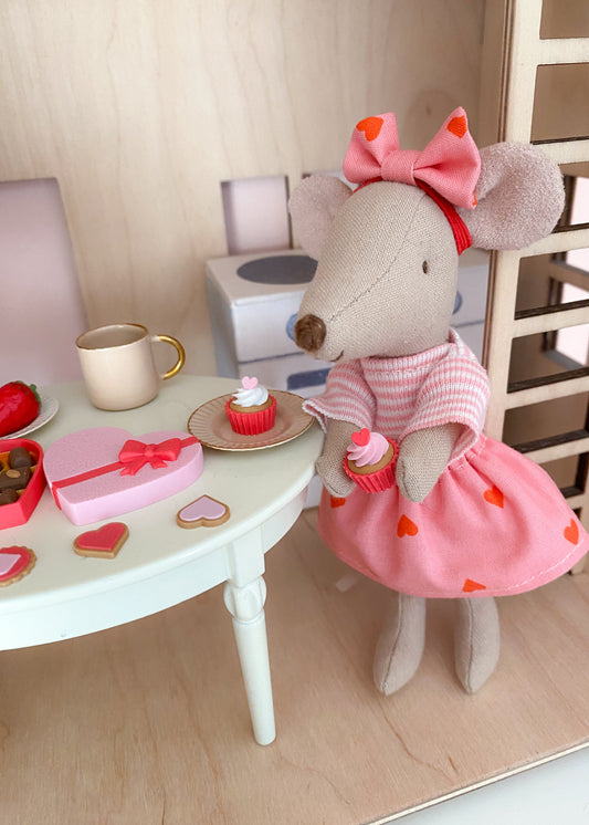 Valentine’s cupcakes miniature