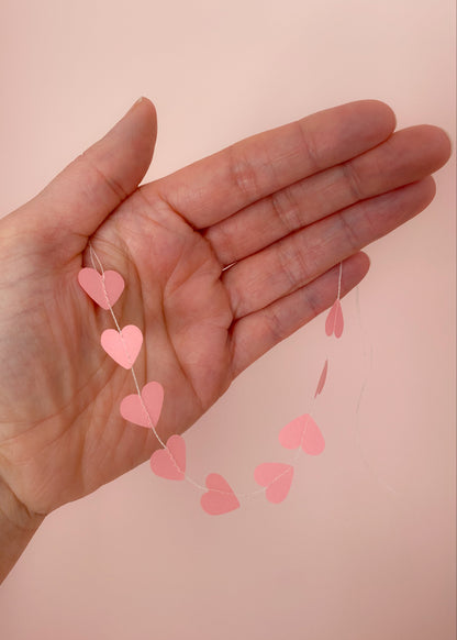 Heart garland miniature