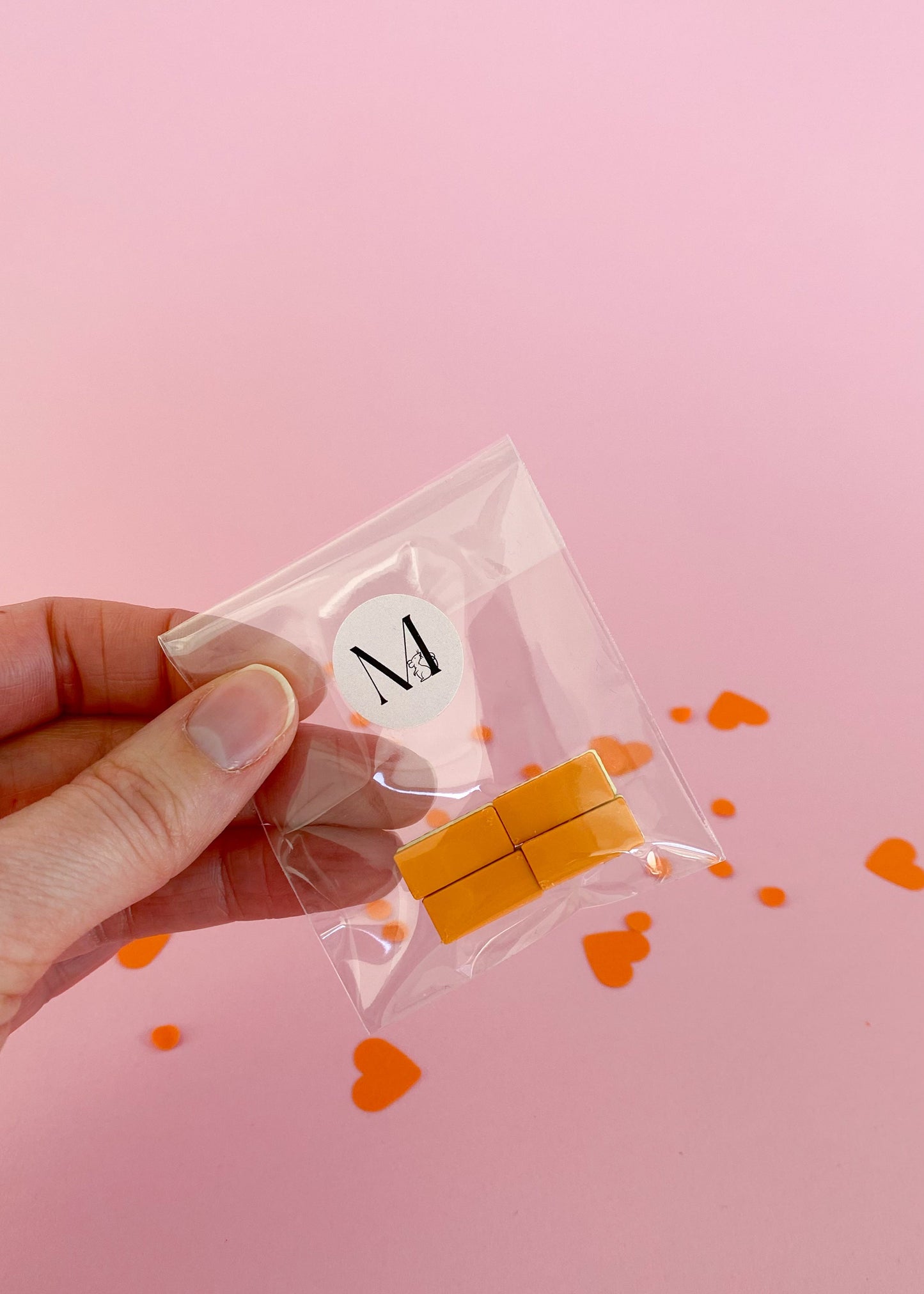 Miniatuur tompoucen oranje