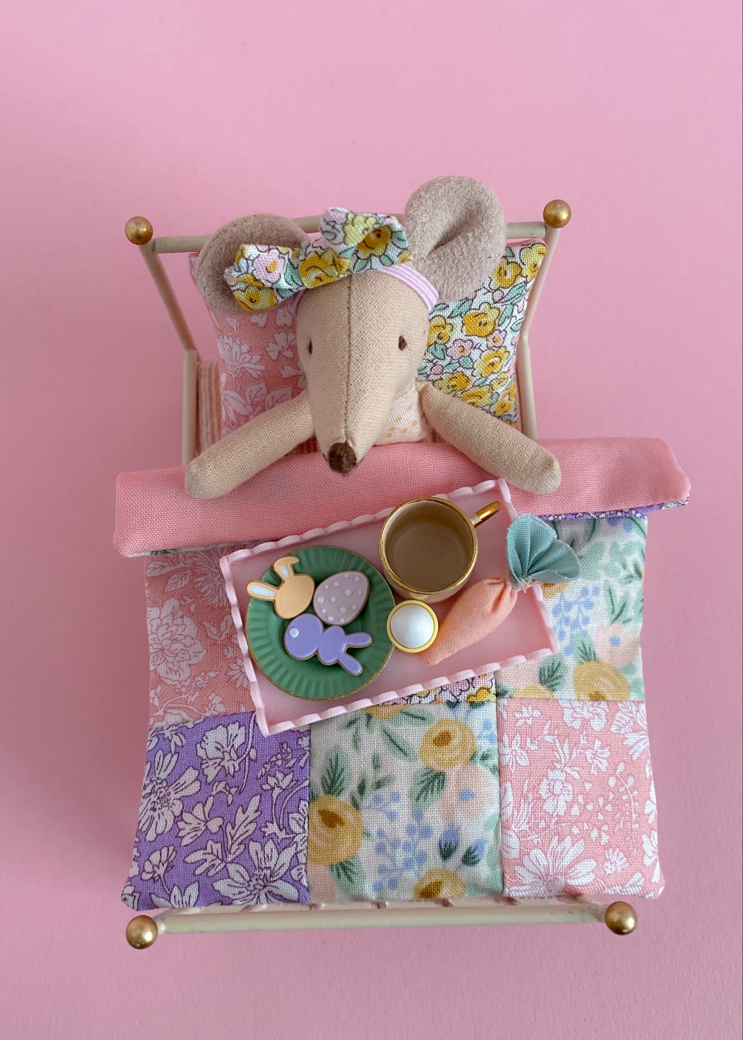 Dollhouse Liberty patchwork bedding set