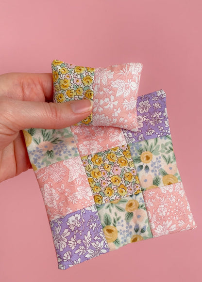 Dollhouse Liberty patchwork bedding set