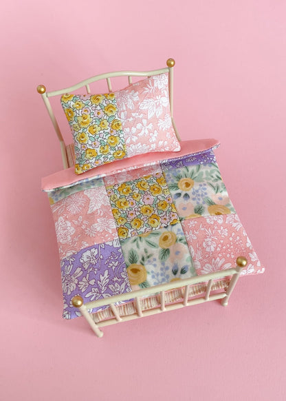 Dollhouse Liberty patchwork bedding set