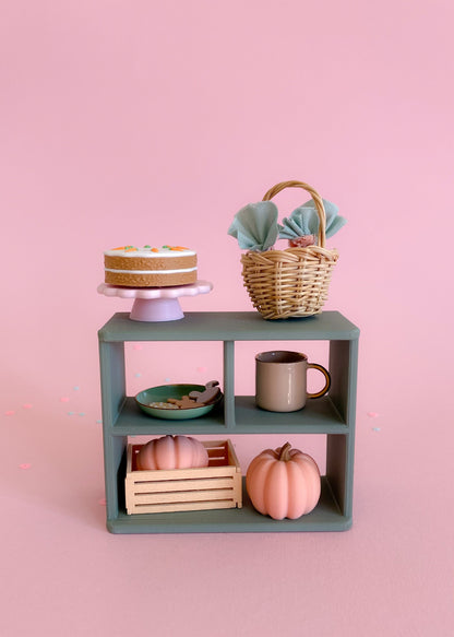 Open miniature cabinet