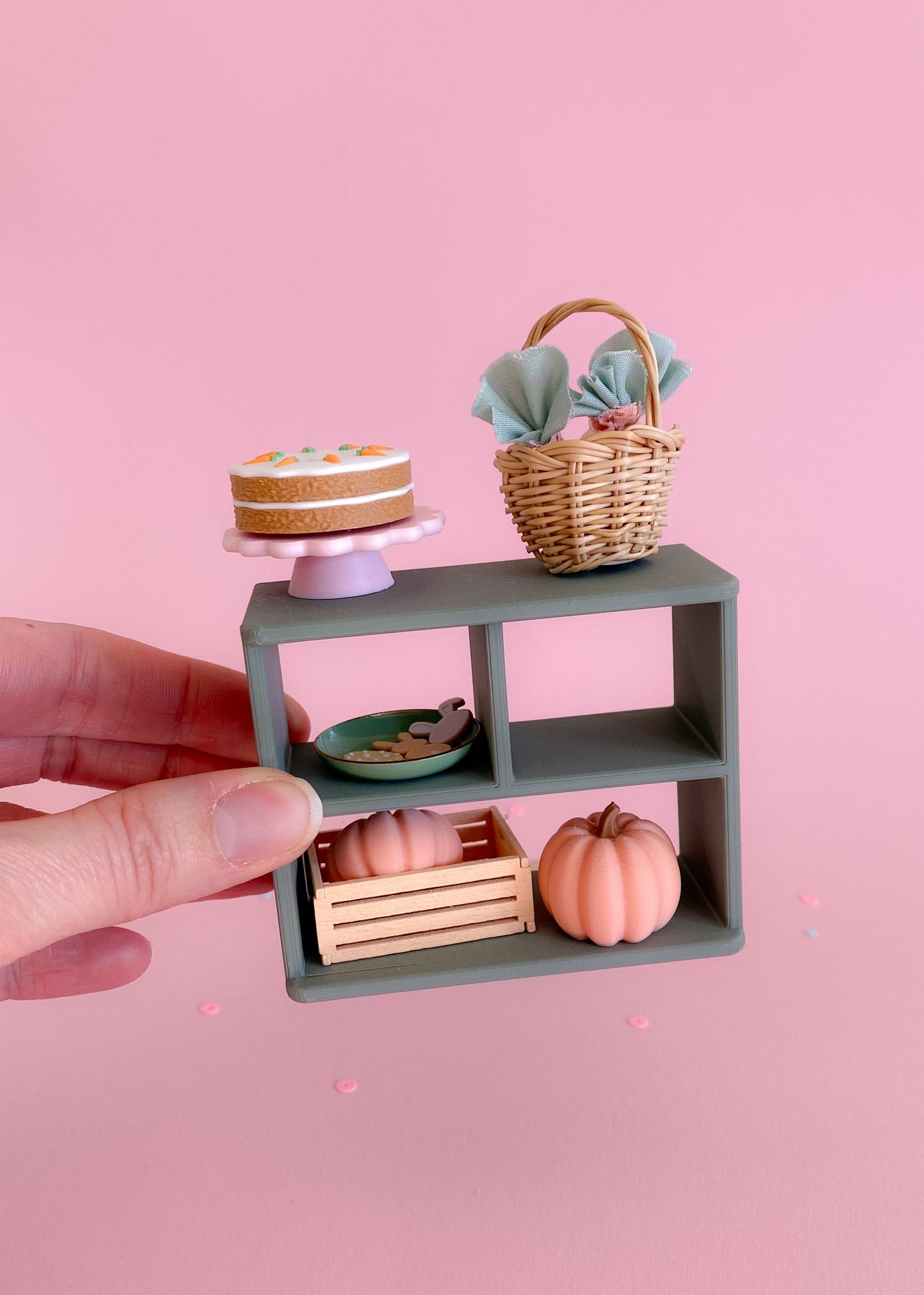 Open miniature cabinet