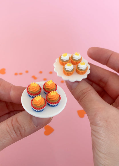 King's Day cupcakes miniature