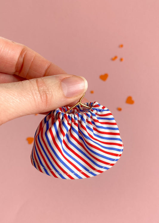 Skirt red-white-blue stripes for Maileg mouse