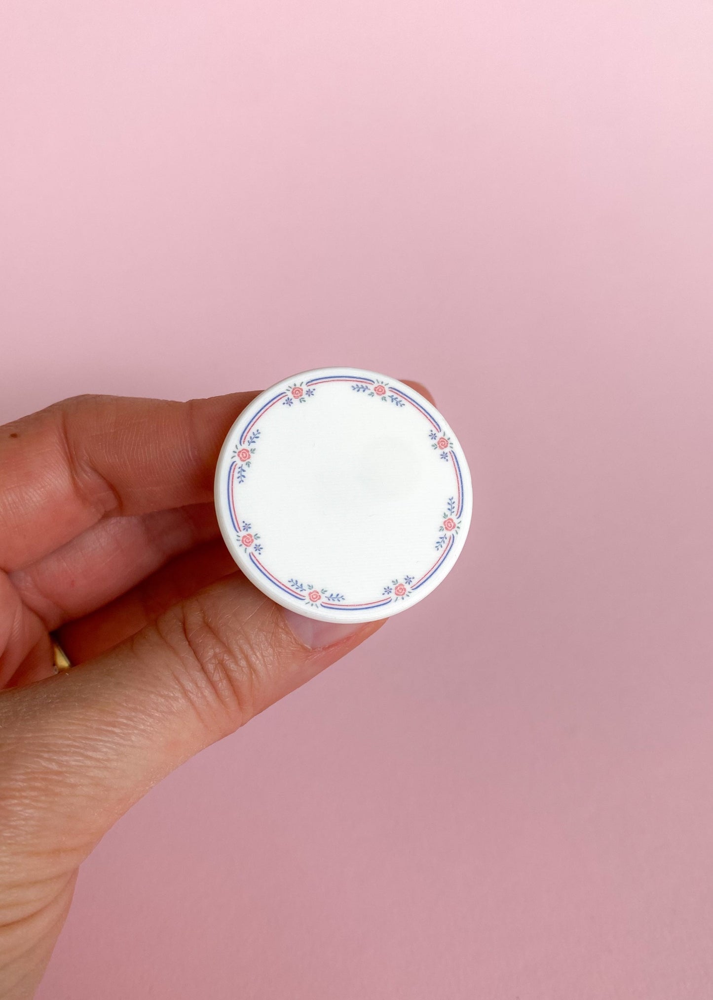 Taartstandaard miniatuur met roosjes