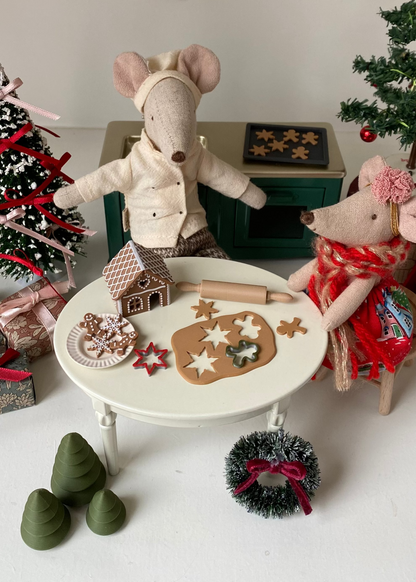Christmas baking set miniature