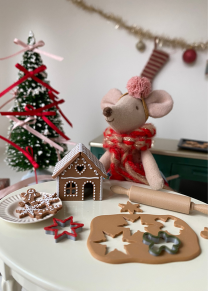 Christmas baking set miniature