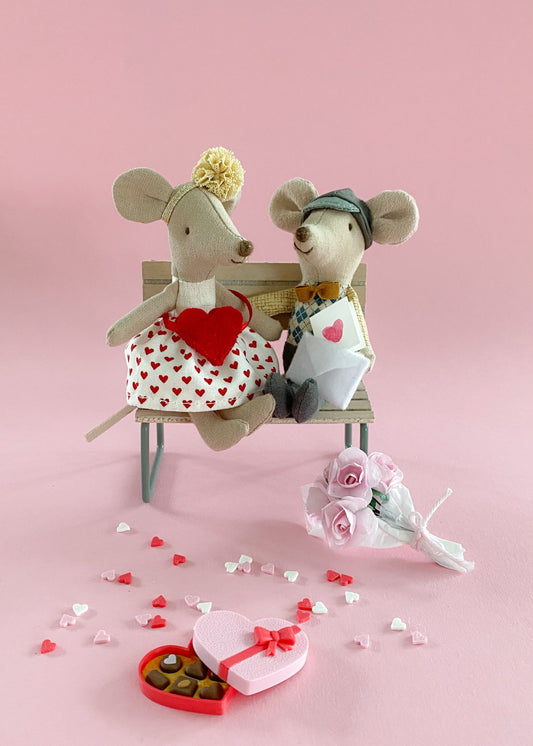 Miniature Felt Heart-shaped Bag
