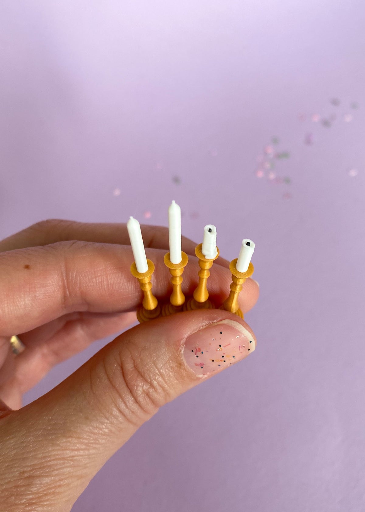 Miniature candle holders