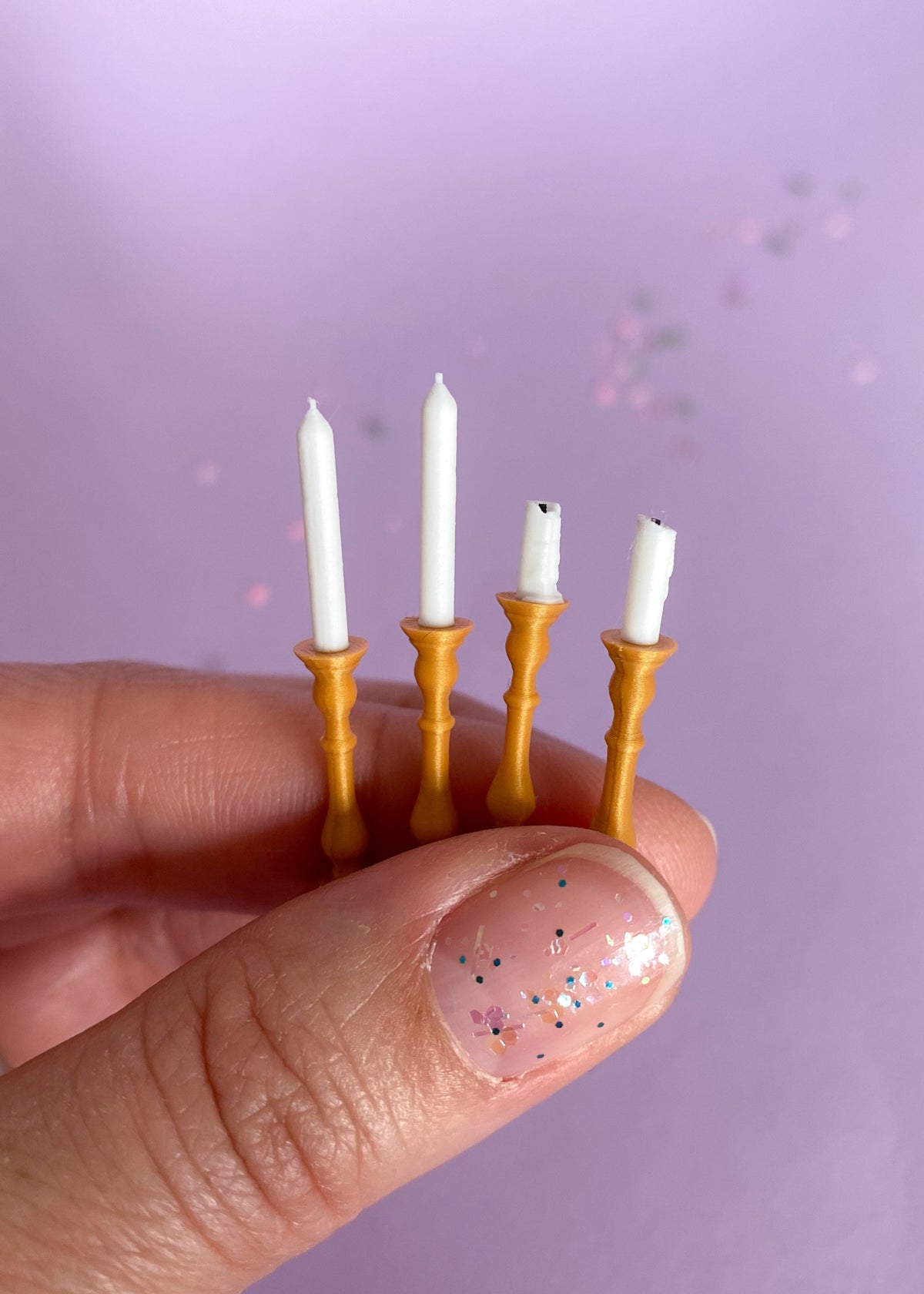 Miniature candle holders