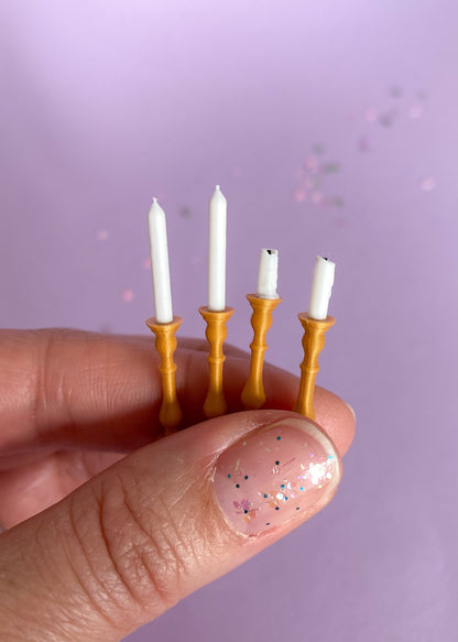 Miniature candle holders