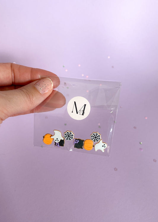 Miniature Halloween cookies