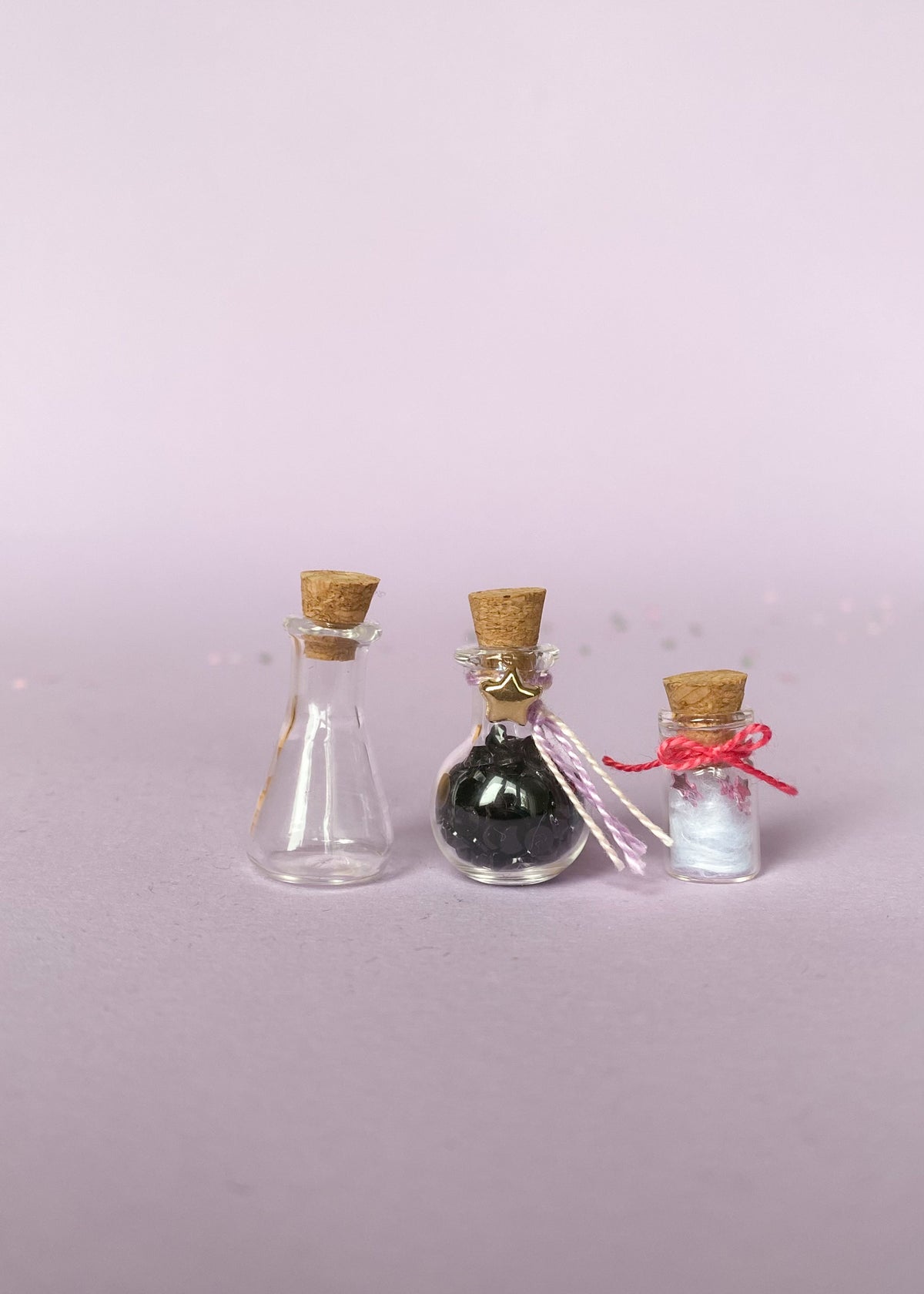 Potion bottels miniature