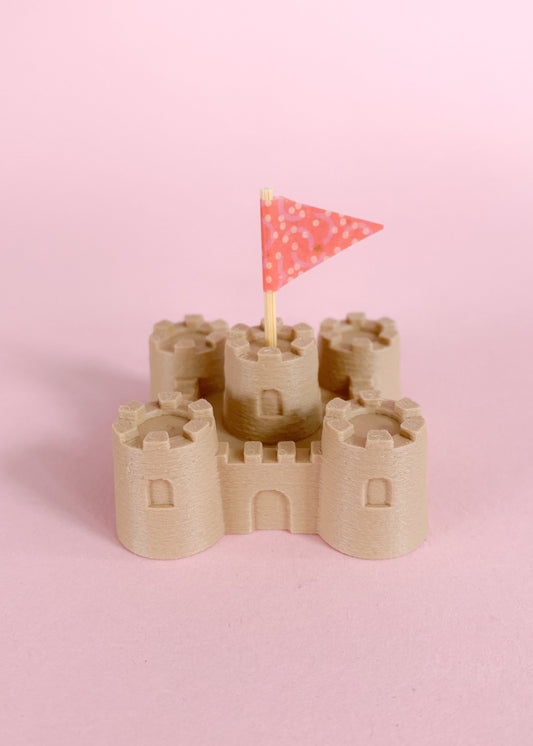 Miniature sandcastle