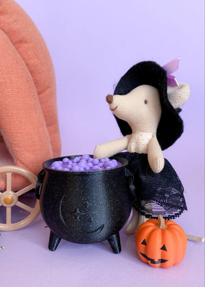 Miniature Witches Cauldron with Soup