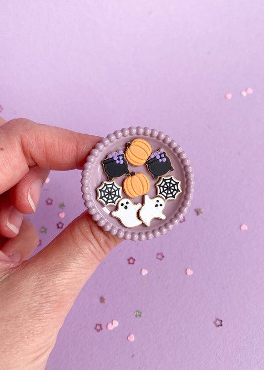 miniatuur halloween koekjes