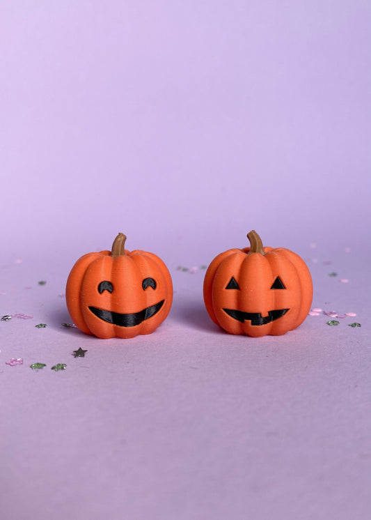 Miniatuur Halloween pompoenen