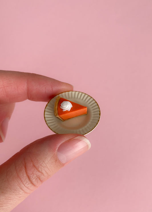 miniatuur pumpkin pie punt