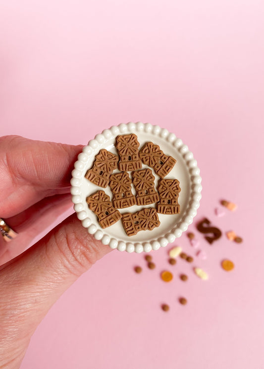 Speculaas cookies miniatures