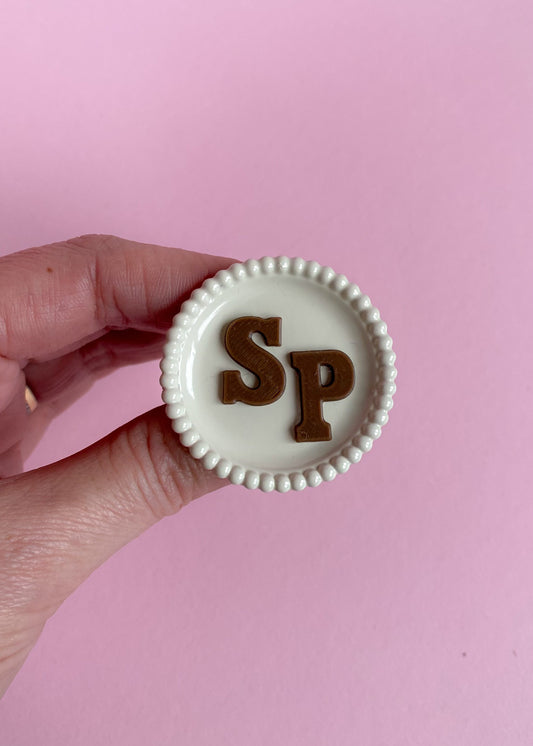 Chocolate letters miniature