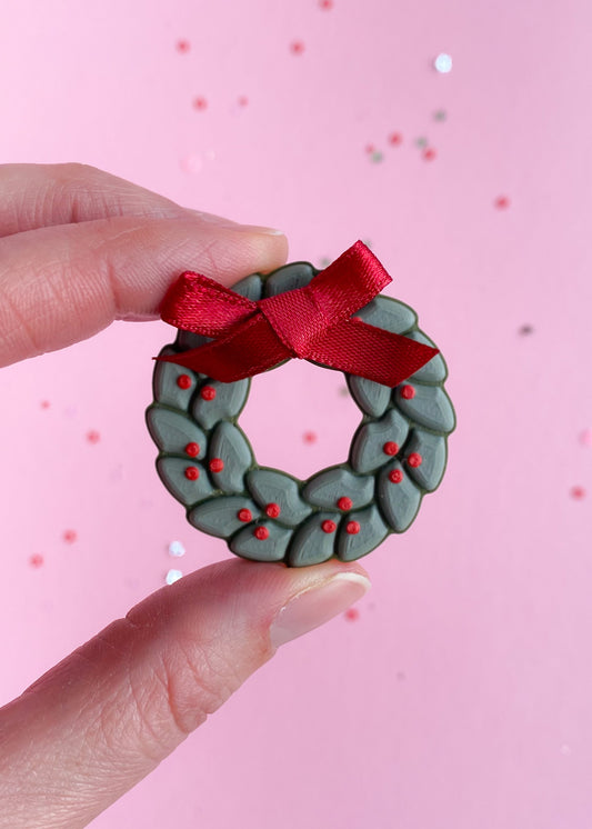 Christmas wreath miniature