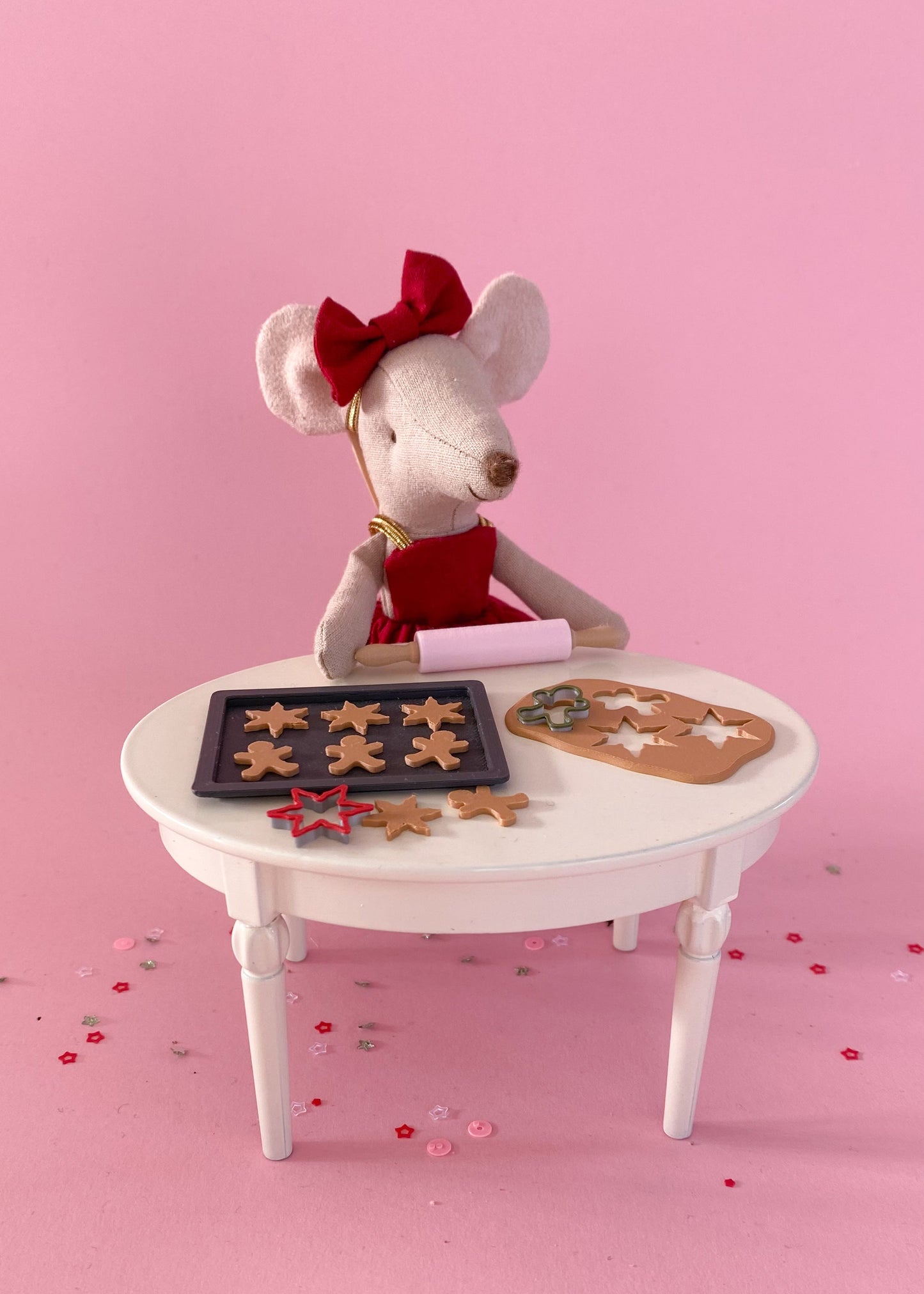 Christmas baking set miniature
