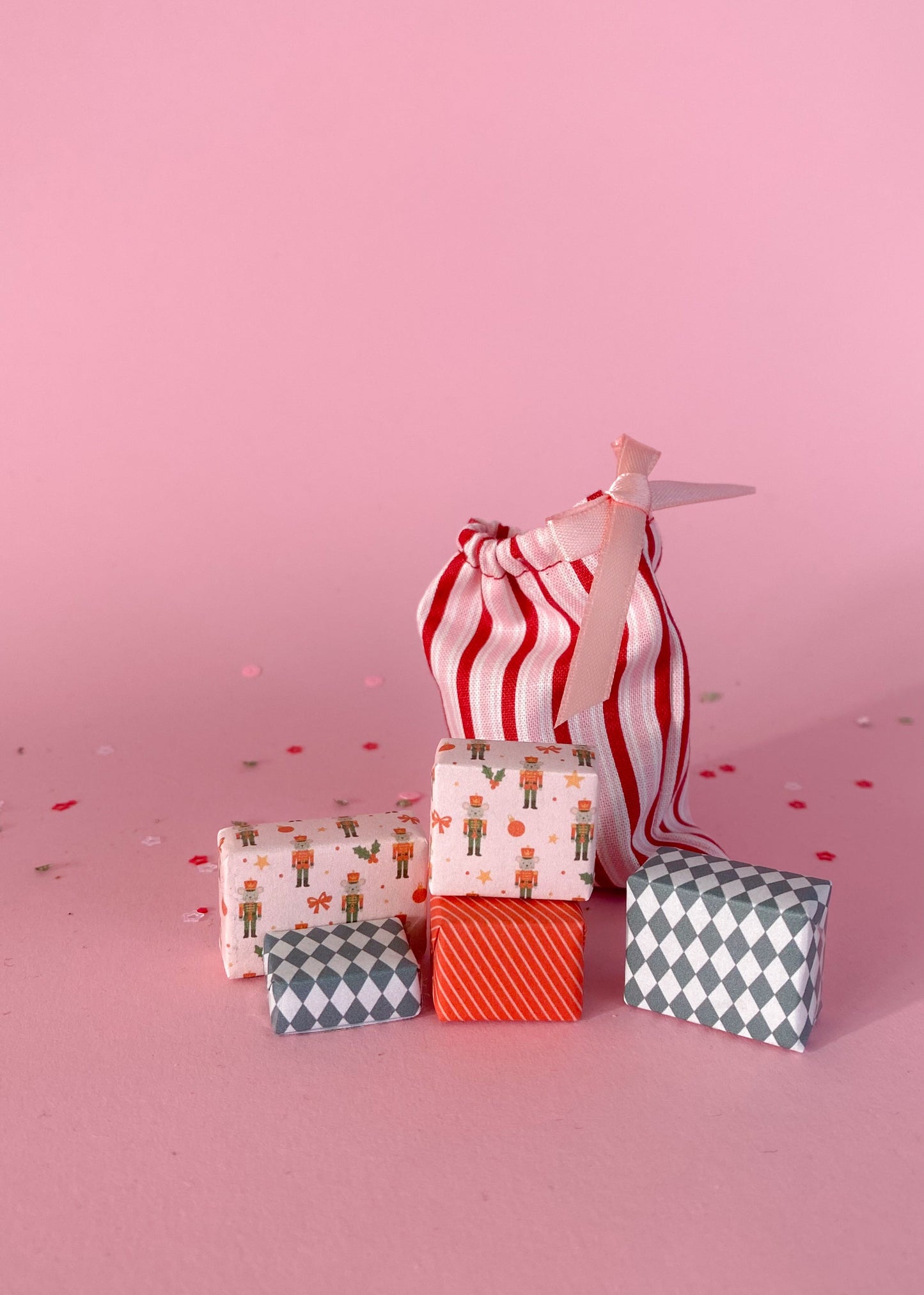 Santa's Christmas sack miniature