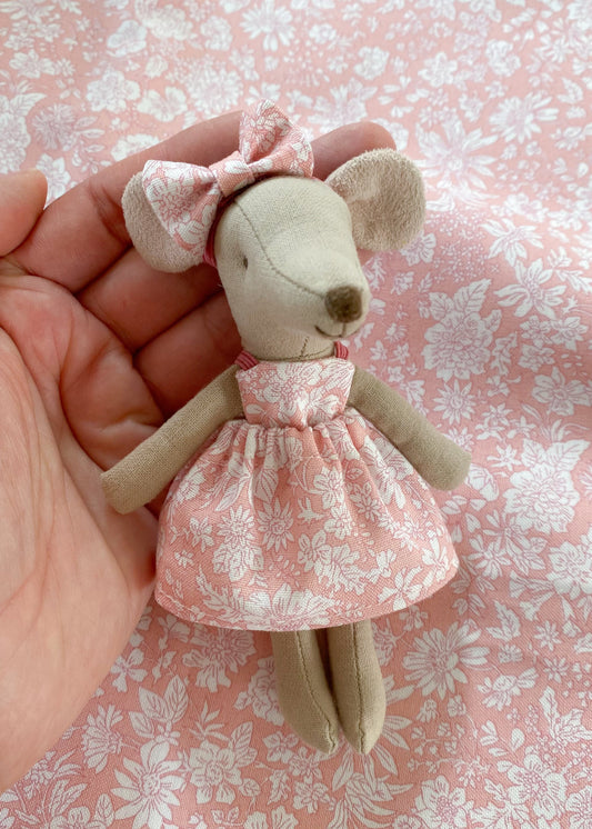 Maileg mouse Liberty Emily Belle pink dress