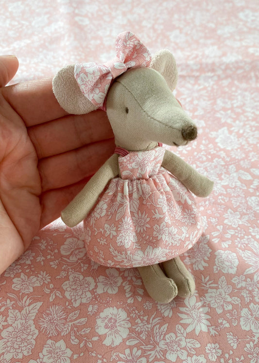 Maileg mouse Liberty Emily Belle pink dress