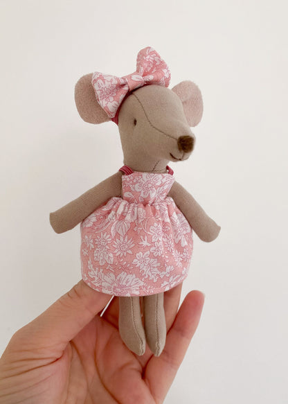 Maileg mouse Liberty Emily Belle pink dress