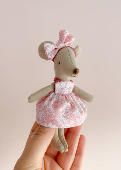 Maileg mouse Liberty Emily Belle pink dress